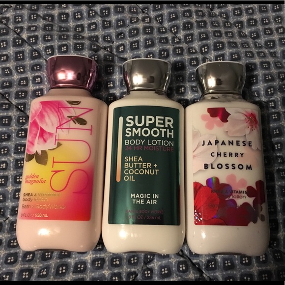 3 Bath And Body Works Lotions